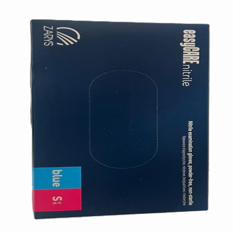 easyCARE nitrile Рукавички оглядові, нітрилові, без пудри, нестерильні, розмір S